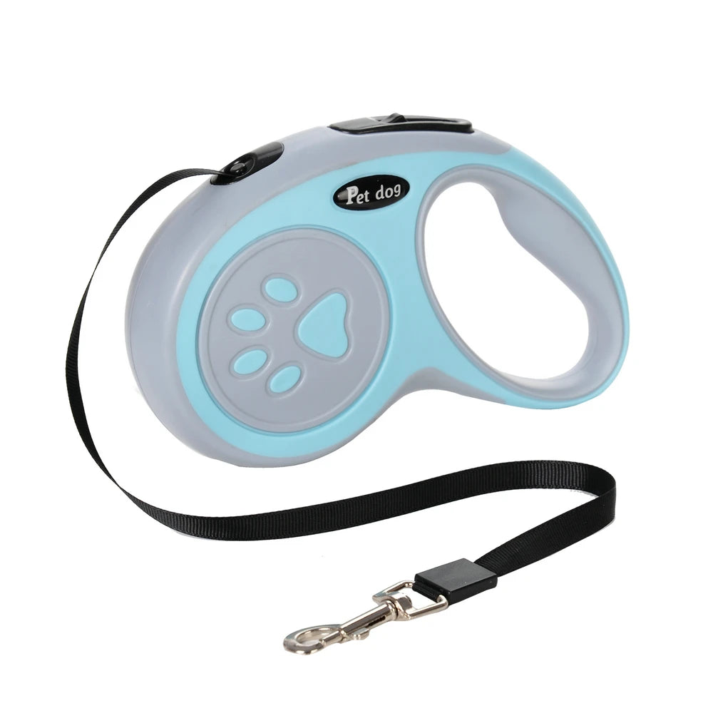 Retractable Nylon Dog Leash With ABS Case