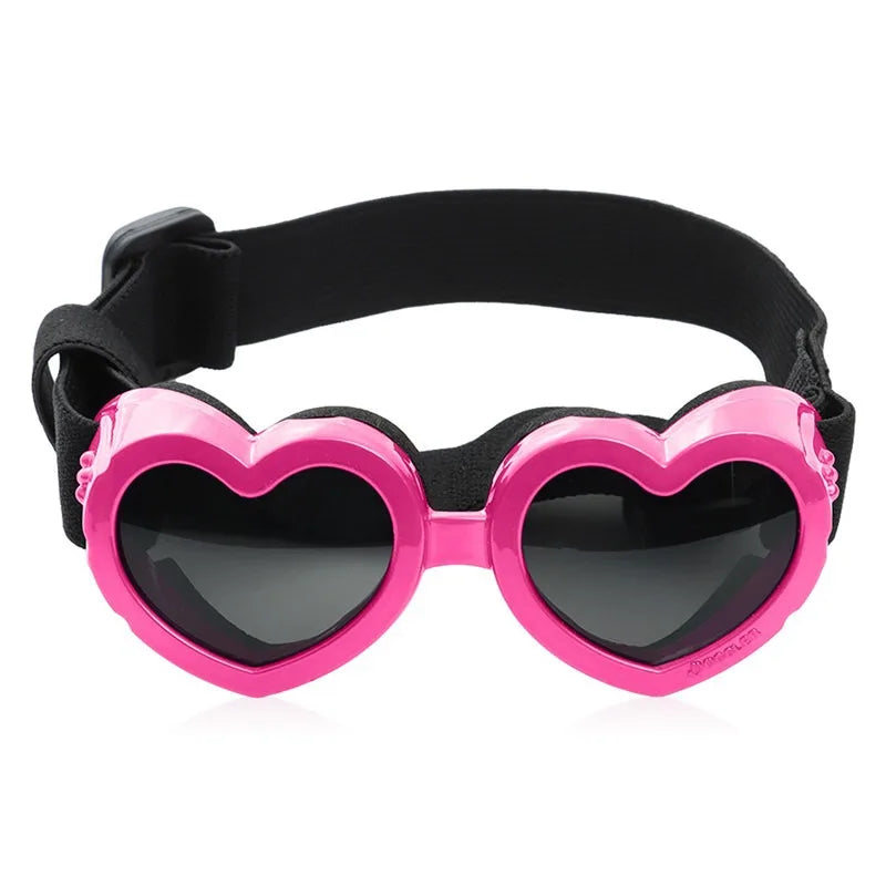 Universal White Pet Glasses UV Windproof Sunglasses For Dogs Cats