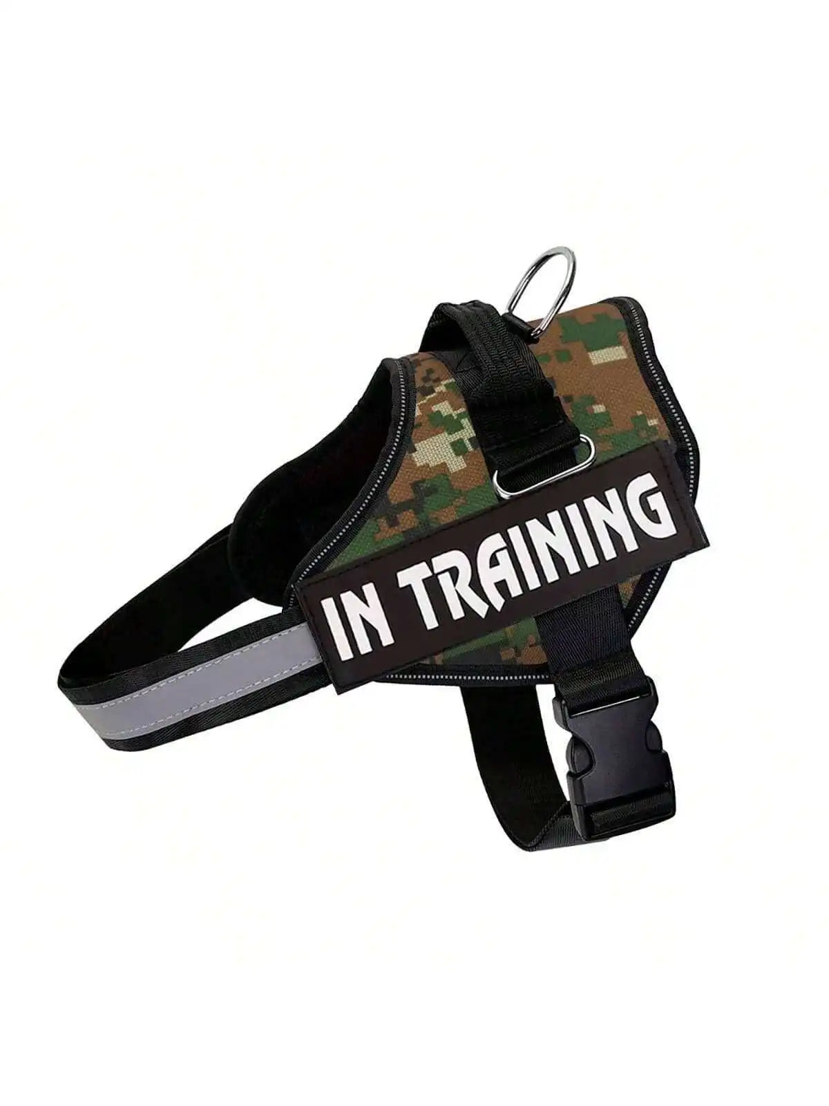 1pc Dog Harness NO PULL Reflective Pet Harness Vest With Easy-Control Handle, Comfortable And Safe Anti-Suffocation, Suitable For Walking And Training Of Medium Dogs And Large Dogs