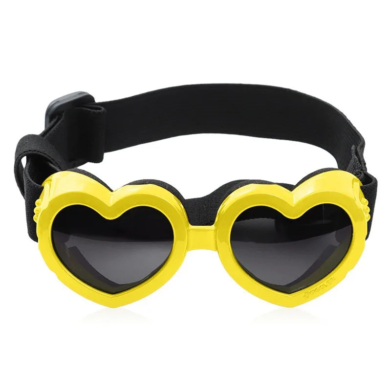 Universal White Pet Glasses UV Windproof Sunglasses For Dogs Cats