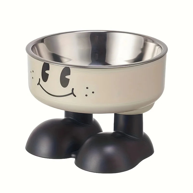 Elevated Pet Feeder Bowl for Dogs and Cats Stainless Steel