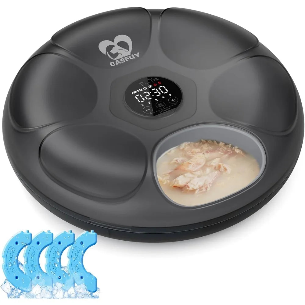 Automatic Cordless Cat Feeder Dispenser For Wet Food Ice Packs