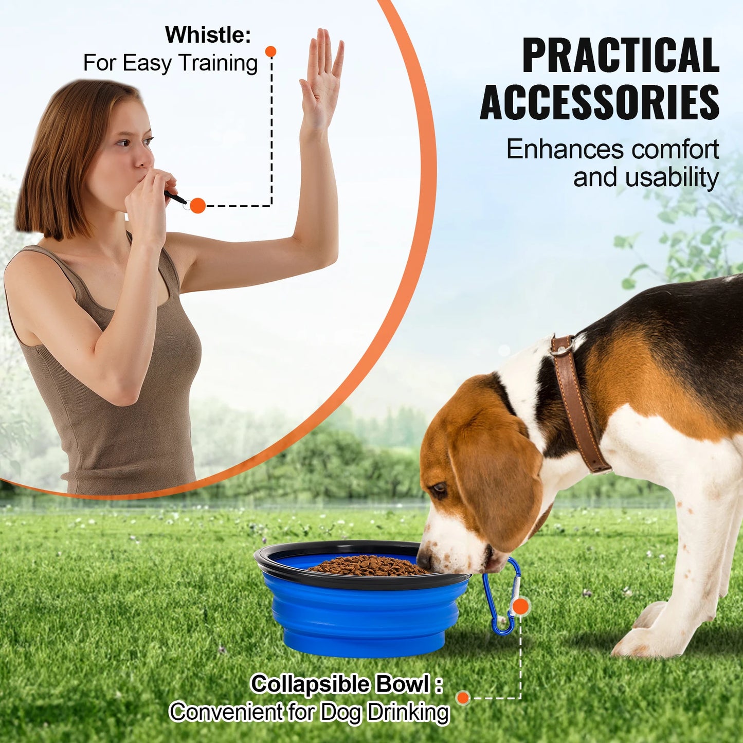 SucceBuy Dog Agility Training Equipment 4 Piece Set Hurdles Poles