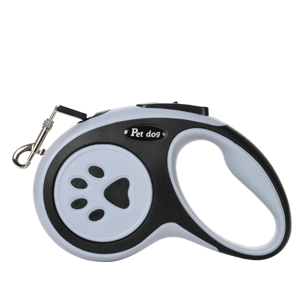 Retractable Nylon Dog Leash With ABS Case