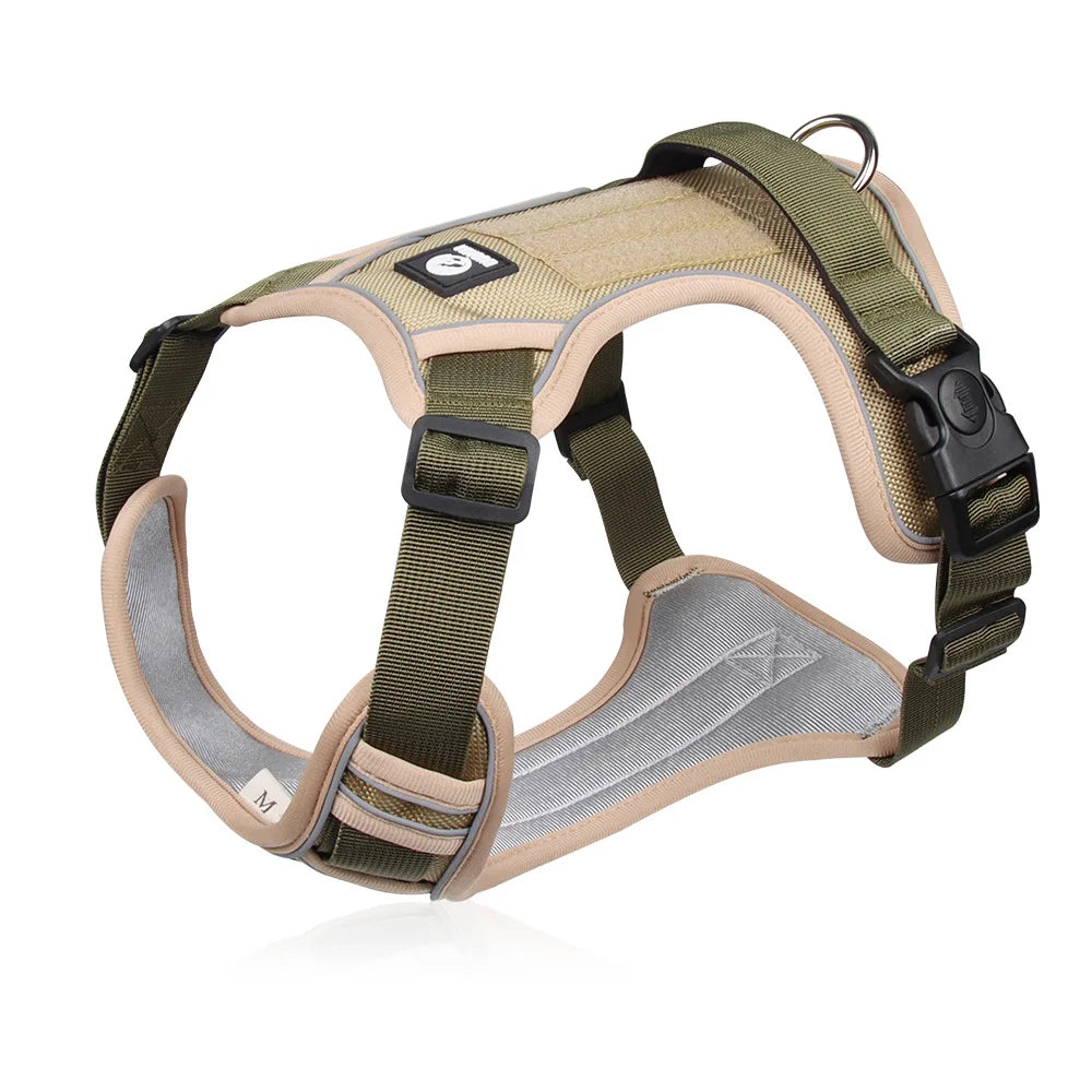 Large Dog Harness Collars Anti-Pull Harness Dog Walking Leash Pet Leash Anti-Escape Durable Material Easy To Put on Take Off