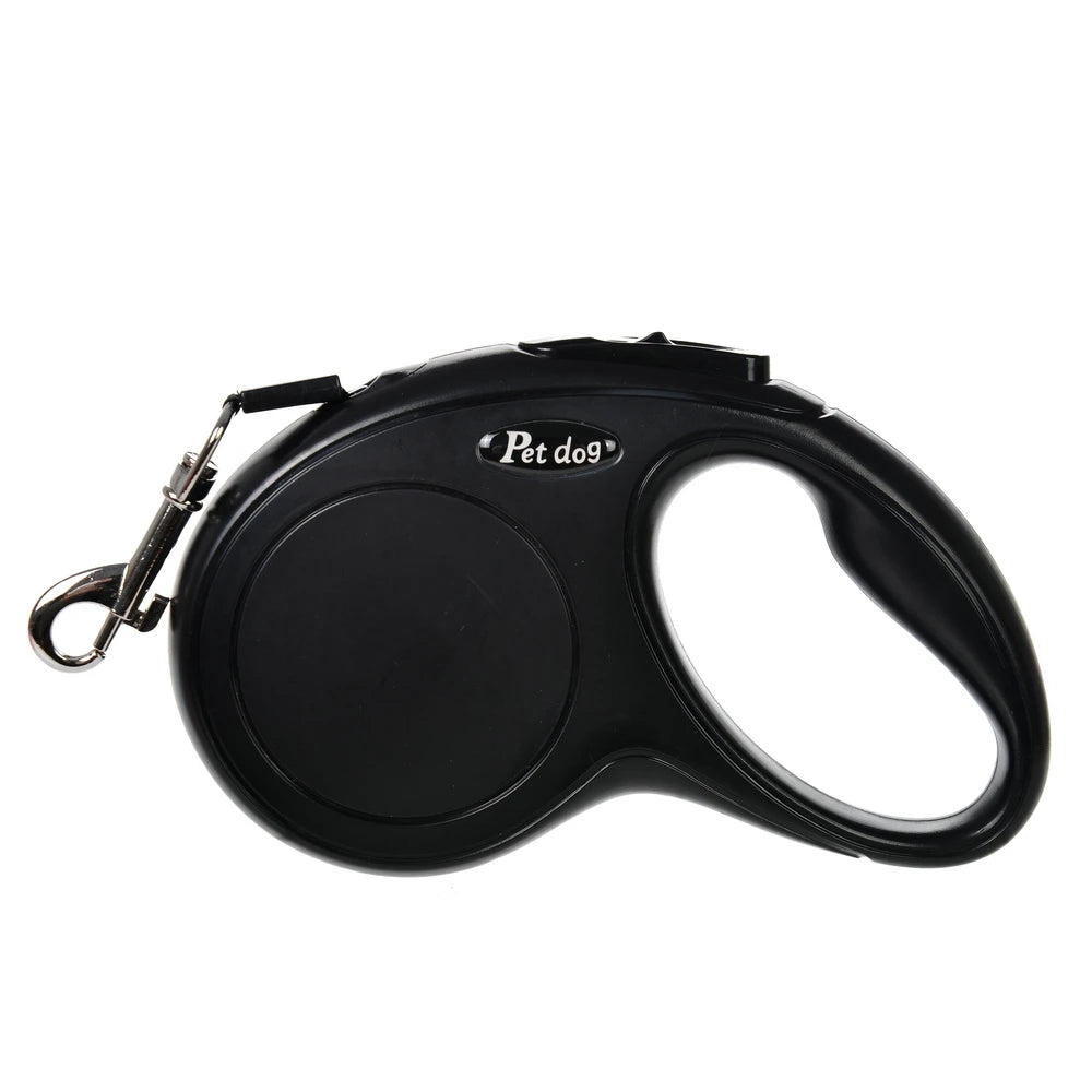 Retractable Nylon Dog Leash With ABS Case