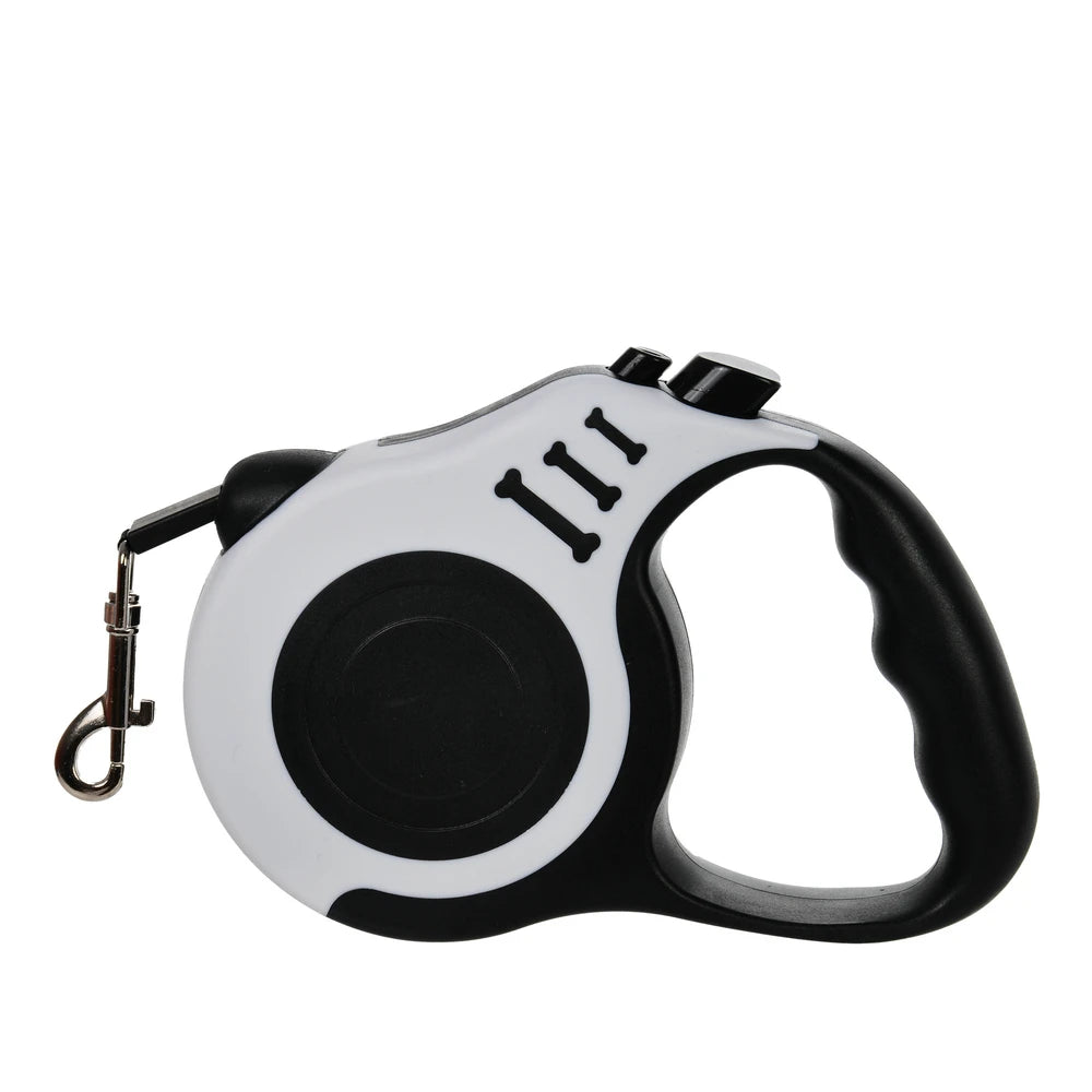 Retractable Nylon Dog Leash With ABS Case