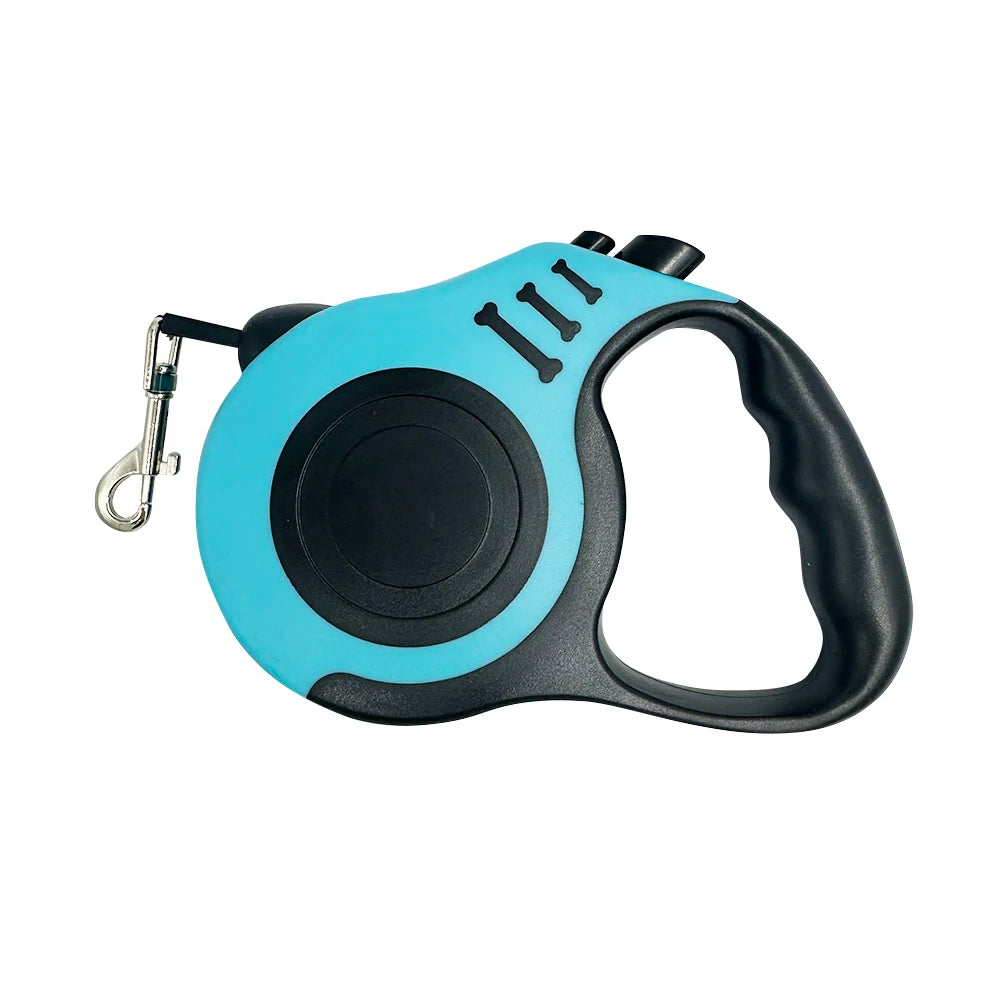 Retractable Nylon Dog Leash With ABS Case