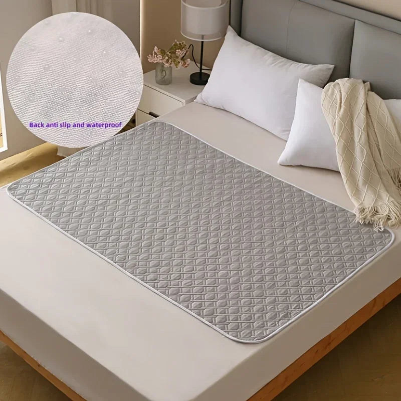 NONECN Washable Incontinence Pads for Elderly and Pets Leak-Proof Bed Mats