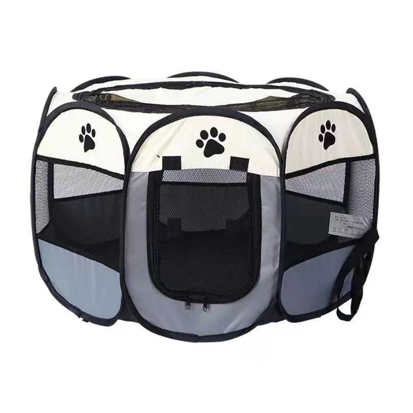 Portable Dog Crate Breathable Spacious Space Easy to Clean Enclosed Foldable Soft Kennel for Cats Dogs Outdoor Tent