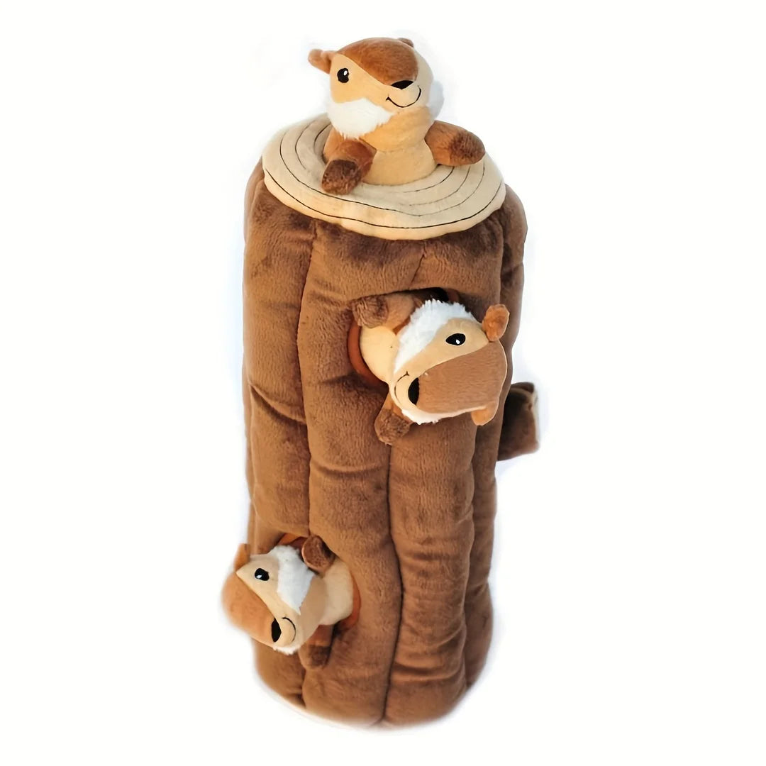 Interactive Plush Squirrel Dog Toy Hide And Seek Puzzle For Dogs