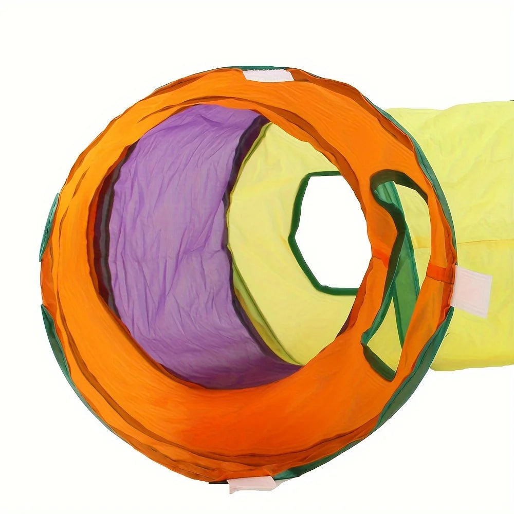 Cat Tunnels 4 Pack Suede Indoor Play Tunnels For Cats