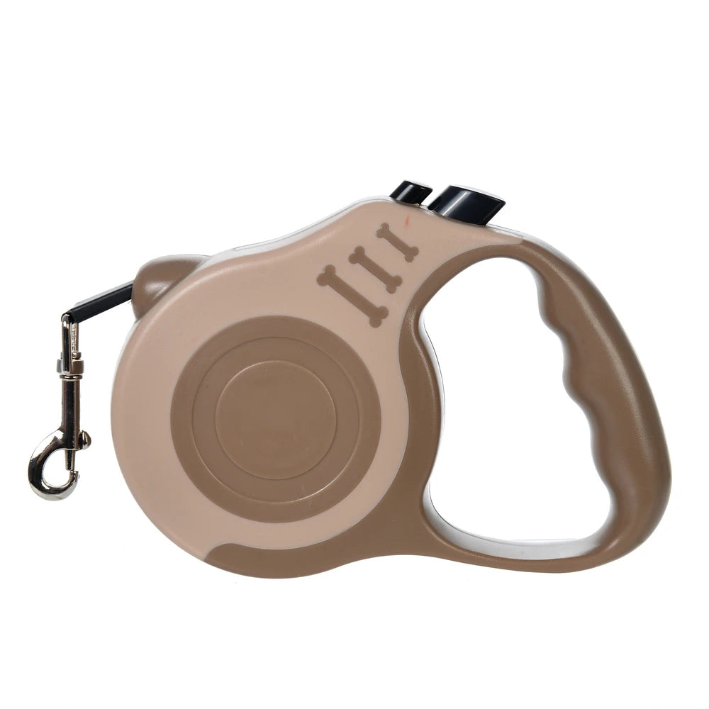 Retractable Nylon Dog Leash With ABS Case