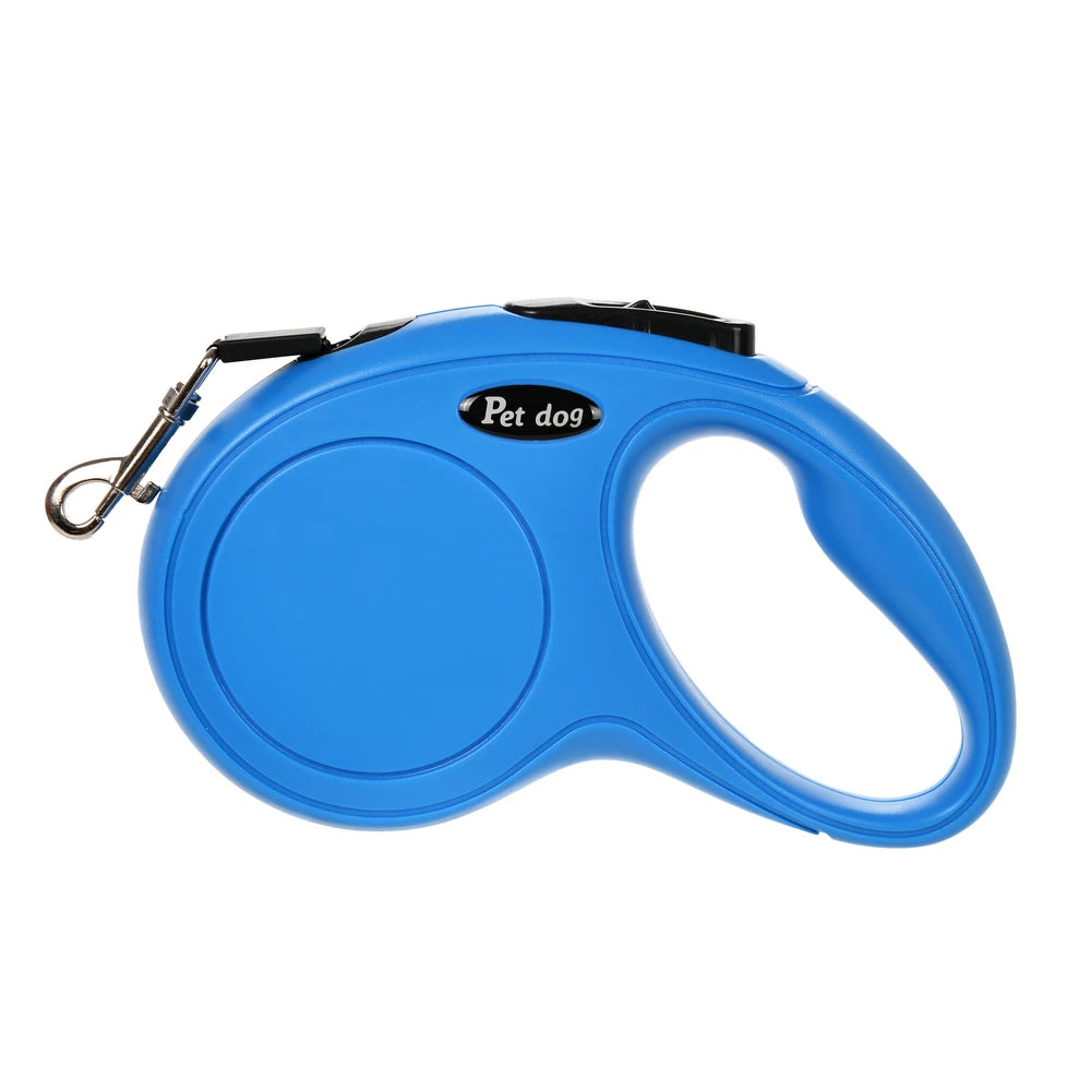 Retractable Nylon Dog Leash With ABS Case