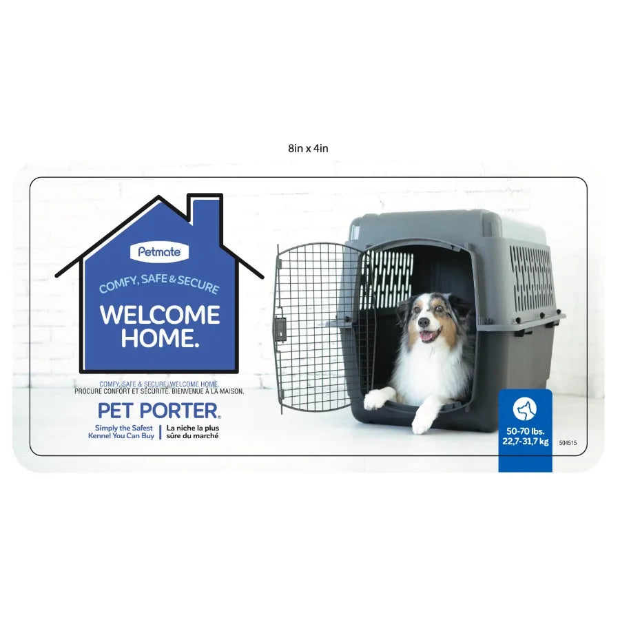 Portable Dog Kennel for Travel Fits Medium to Large Dogs 50-70 lb 36-Inch Secure and Comfortable Carrier for Car and Airplane