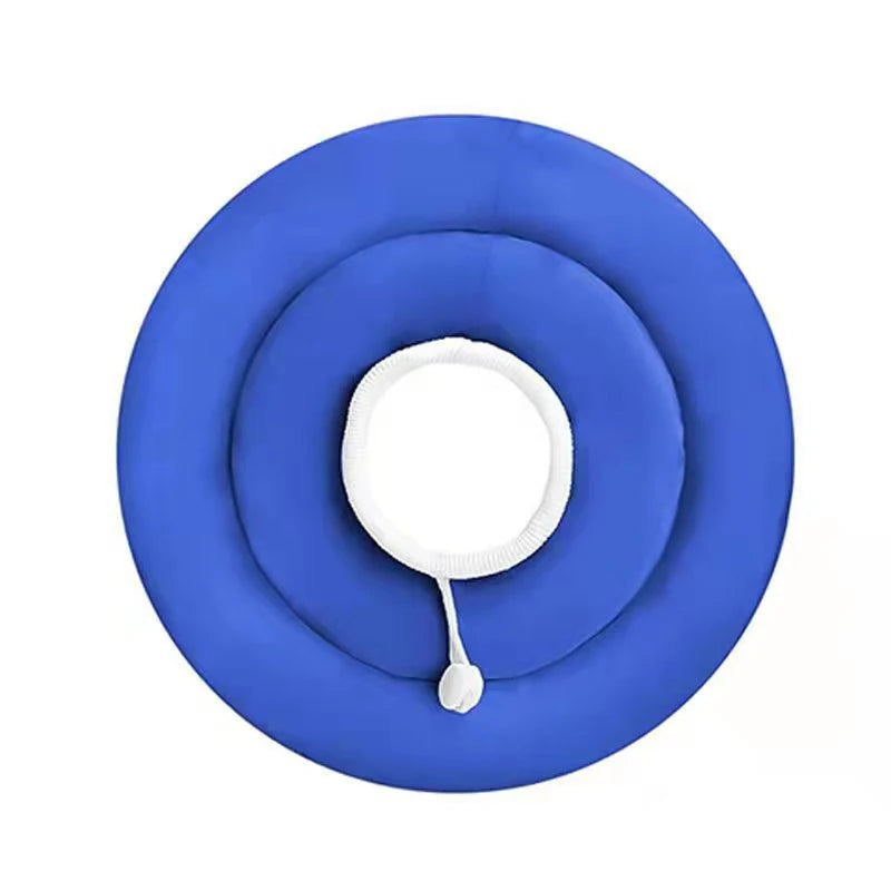 Elizabethan Collar for Dogs Adjustable Neck Drawstring Waterprof Protective Donut Collar Prevent Biting & Scratching