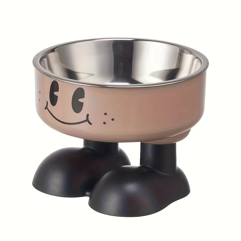 Elevated Pet Feeder Bowl for Dogs and Cats Stainless Steel