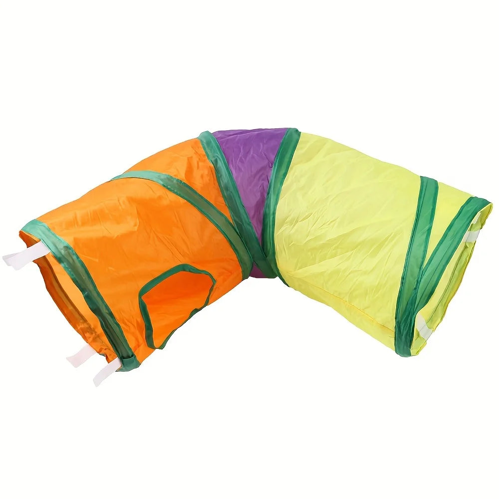 Cat Tunnels 4 Pack Suede Indoor Play Tunnels For Cats