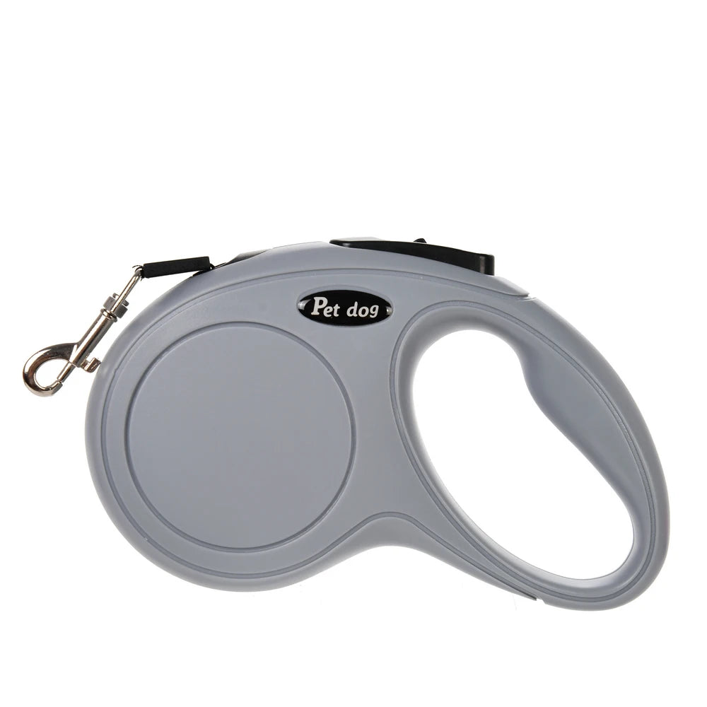Retractable Nylon Dog Leash With ABS Case